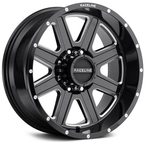 Raceline 940M Hostage Gloss Black w/ Milled Accents