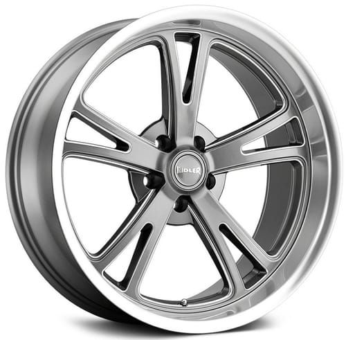 Ridler 606 Grey w/ Milled Spokes & Diamond Lip