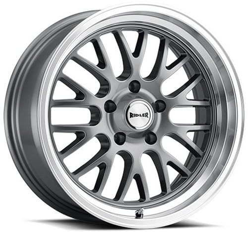 Ridler 607 Grey w/ Machined Lip