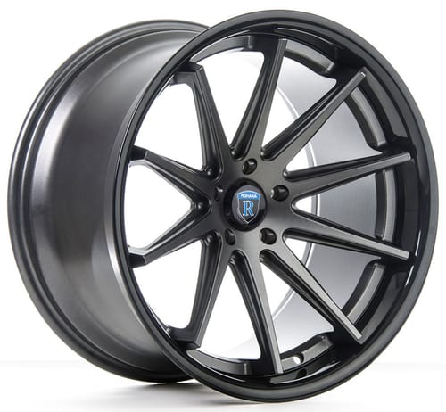 (Clearance - No Returns) Rohana RC10 Matte Graphite w/ Gloss Black Lip