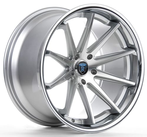 (Clearance - No Returns) Rohana RC10 Silver Machined w/ Chrome Stainless Steel Lip