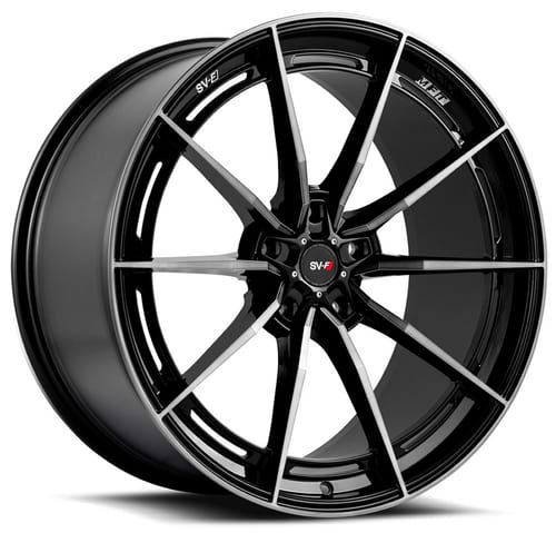 Savini SV-F1 Double Dark Tint w/ Gloss Black