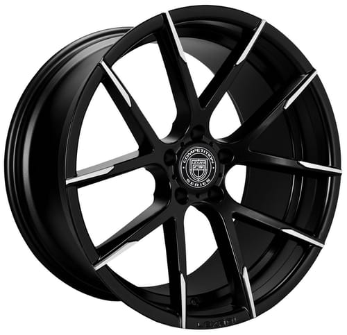 Lexani Stuttgart Gloss Black w/ Machined Tips
