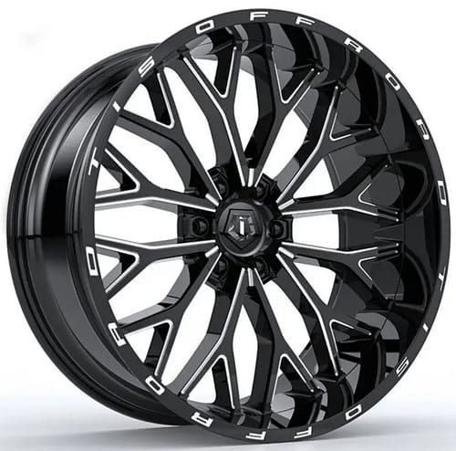 TIS Off-Road 565BM (6-Lug) Gloss Black Milled