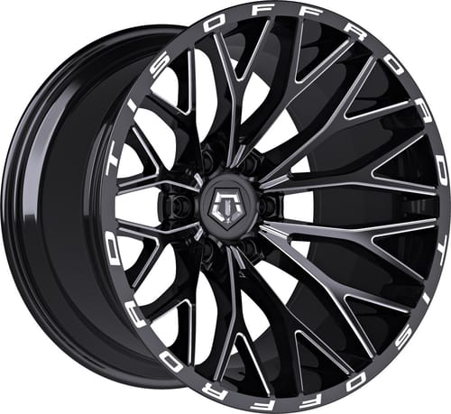 TIS Off-Road 566BM (6-Lug) Gloss Black Milled