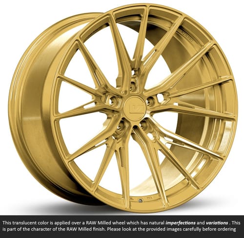 Variant Rian Raw Spun Gold (Deep Concave) (Full Forged)