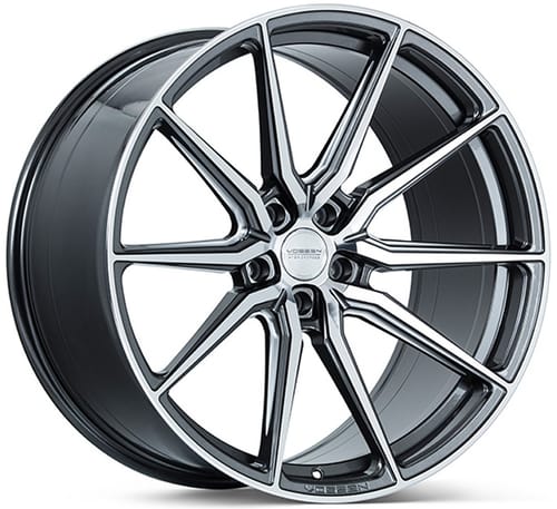 Vossen HF-3 Gloss Graphite Polished (Hybrid Forged)
