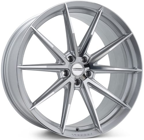 Vossen HFX-2 (5-Lug) Silver Polished (Hybrid Forged)