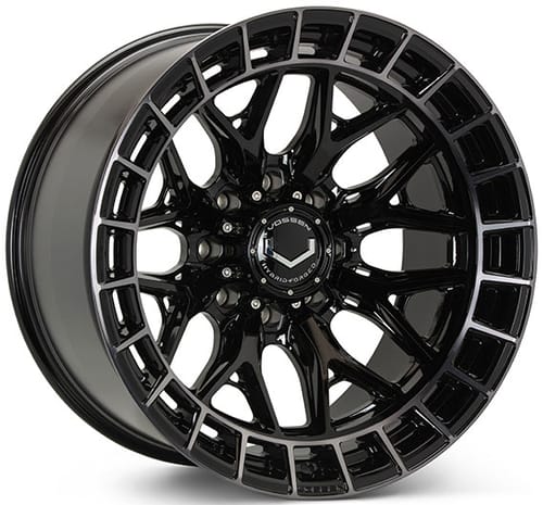 Vossen HFX-1 (8-Lug) Tinted Gloss Black (Hybrid Forged)