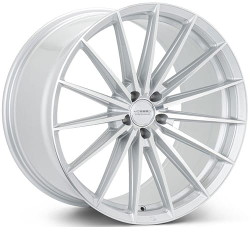 Vossen HFX-4 (5-Lug) Silver Polished (Hybrid Forged)