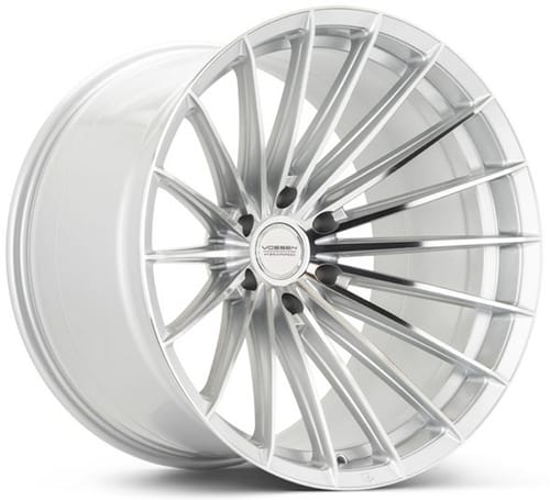 Vossen HFX-4 (6-Lug) Silver Polished (Hybrid Forged)