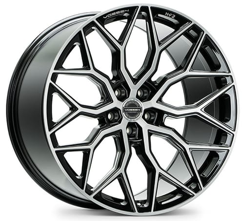 Vossen HF-2 Brushed Gloss Black (Hybrid Forged)
