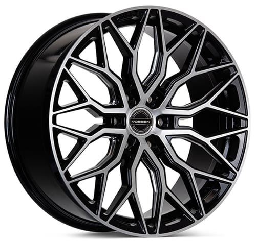 Vossen HF6-3 Gloss Black Brushed Face (Hybrid Forged)
