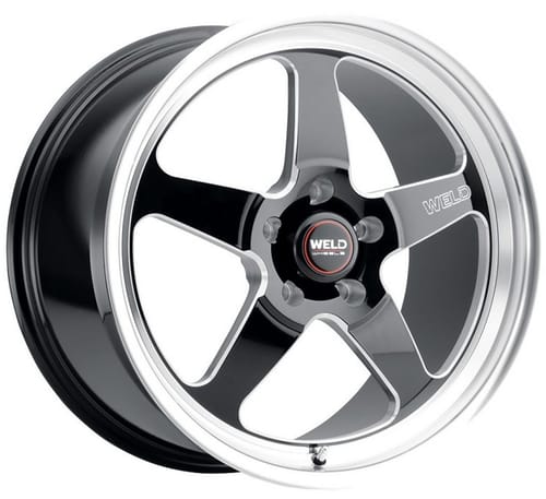 Weld Performance Ventura S104 Gloss Black Milled Machined