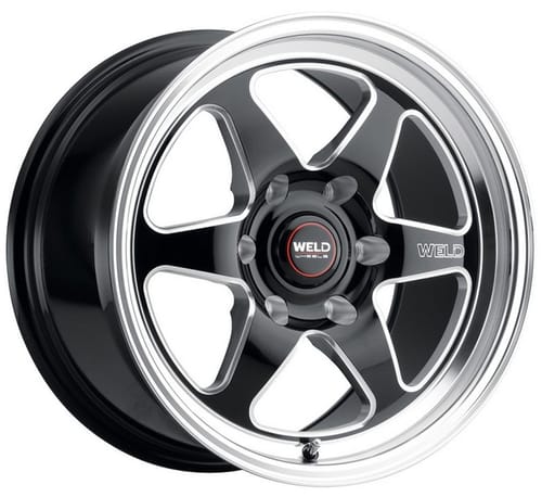 Weld Performance Ventura 6 S106 Gloss Black Milled Machined