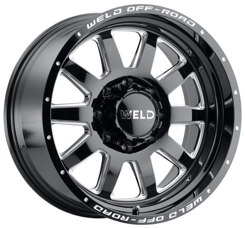 Weld Off-Road Stealth W102 Gloss Black Milled (Rotary Forged)