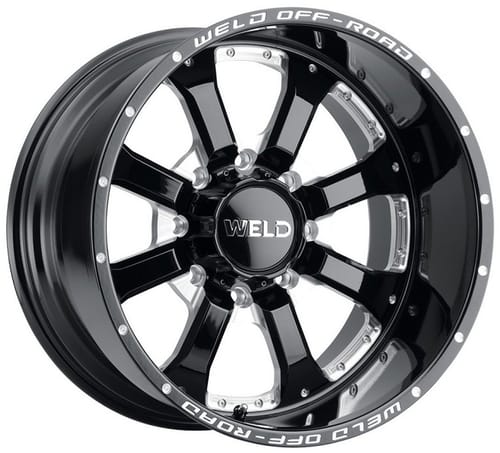 Weld Off-Road Granada (8 Lug) W125 Gloss Black Milled (Rotary Forged)