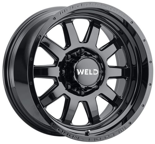 Weld Off-Road Stealth W168 Gloss Black (Rotary Forged)