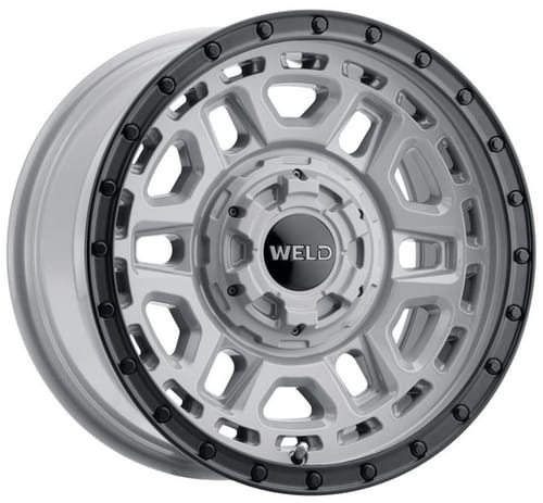 Weld Off-Road Crux W169 Gloss Armor Gray w/ Satin Black Lip (Rotary Forged)