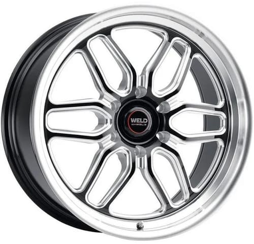 Weld Performance Laguna 6 S109 Gloss Black Milled Machined