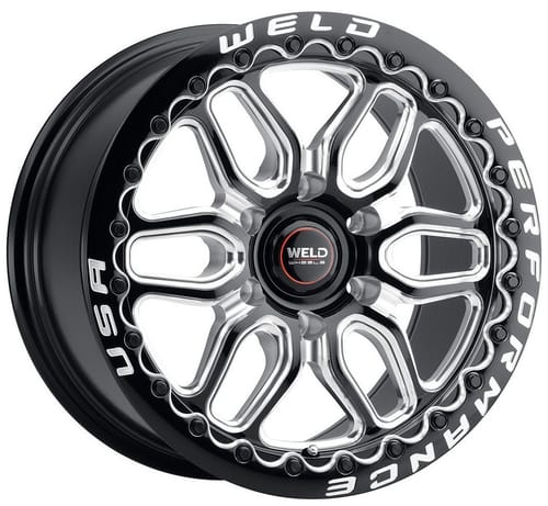 Weld Performance Laguna 6 Beadlock S903 Gloss Black Milled Machined