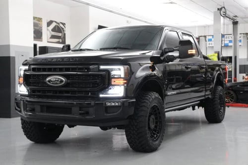 20 Inch Fuel Off-Road D723 Militia in Matte Black on a 2022 Ford F-250 Tremor