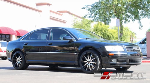 20 inch staggered Helo HE851 on 04 Audi A8L w/ Specs