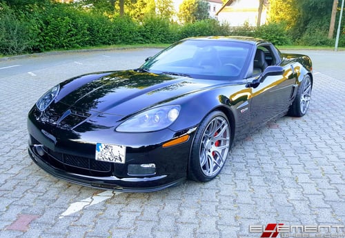 19/20 inch Staggered MRR FS01 Gloss Gunmetal on a 2008 Chevy Corvette C6 Z06 w/ Specs