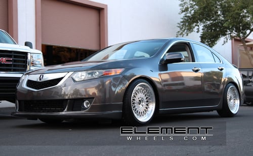 Avant Garde M220 Silver Machined Wheels on 2009 Acura TSX w/ Specs