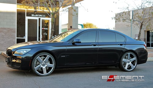 22 inch Dub Baller Chrome on 2011 BMW 7 Series w/ Specs