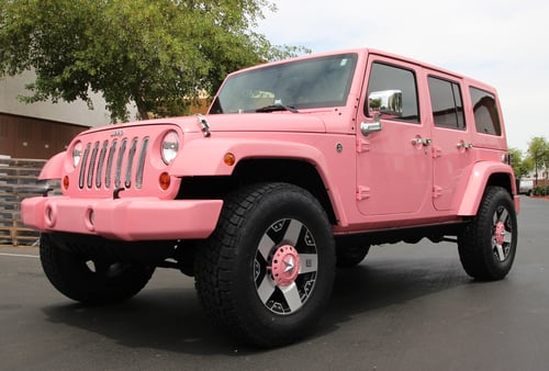 XD Series Rockstar Black/Machined w/ Custom Paint on 2012 Jeep Wrangler Sport w/ Specs