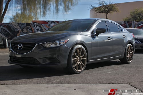 20x9 Niche Ascari Matte Bronze M167 on a 2014 Mazda 6 w/ Specs