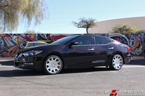 19x8.5 MRR HR3 Silver Machined Face on a 2016 Nissan Maxima w/ Specs