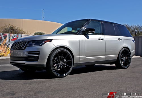 24x10 Blaque Diamond BD-11 Gloss Black on a 2018 Ranger Rover HSE V6 w/ specs