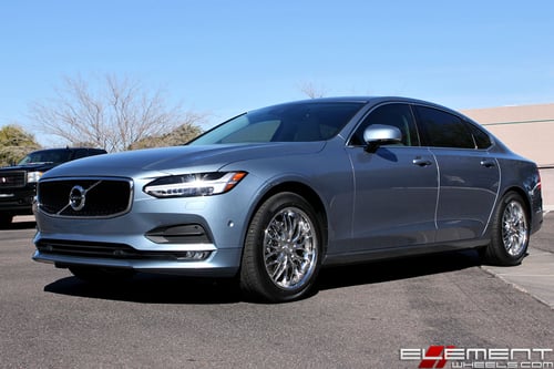 18x8.5 MRR GT1 Chrome on a 2018 Volvo S90 w/ Specs