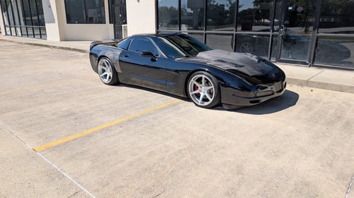 19/20 inch Staggered Ace Alloy AFF06 in Liquid Silver Machined Lip on a 1998 Chevrolet Corvette C5