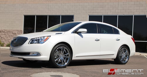 20 inch Asanti ABL-01 Chrome on a 2016 Buick Lacrosse w/ Specs