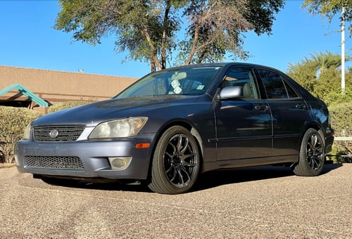 17 inch Vors TR4's in Hyper Black on a 2002 Lexus IS300