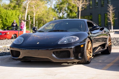 20 inch Staggered Variant Krypton in Brushed Monaco Copper on a 2003 Ferrari 360 Modena