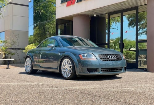 18 inch Rotiform BLQ's in Silver Machined on a 2004 Audi TT
