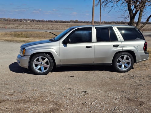 TBSS Replica Wheel Silver Machined Face FR32F on a 2004 Chevrolet Trailblazer