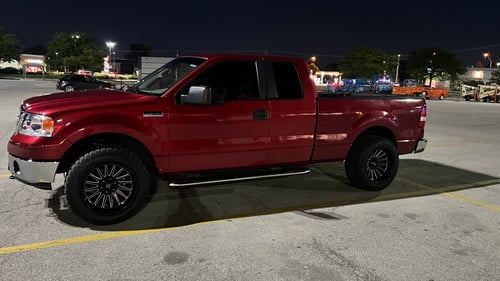 20 inch Force Off-Road F40's in Gloss Black Milled on a 2007 Ford F-150