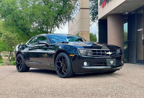 20 inch Staggered MRR M288's in Gloss Black on a 2010 Chevrolet Camaro