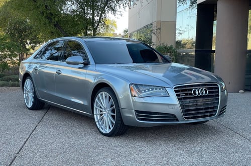 22 inch Element EL15's in Silver w/ Machined Face on a 2012 Audi A8L