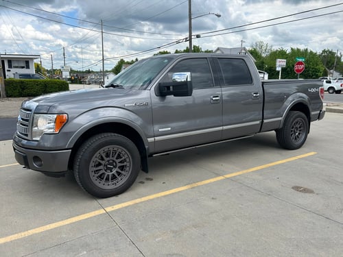 20 inch Mayhem Compass 8305 in Matte Gunmetal on a 2012 Ford F-150
