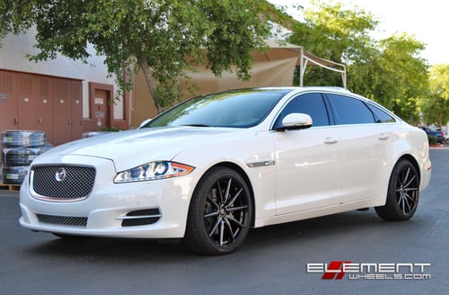 Lexani CSS10 Black Milled Wheels 2012 Jaguar XJL w/ Specs