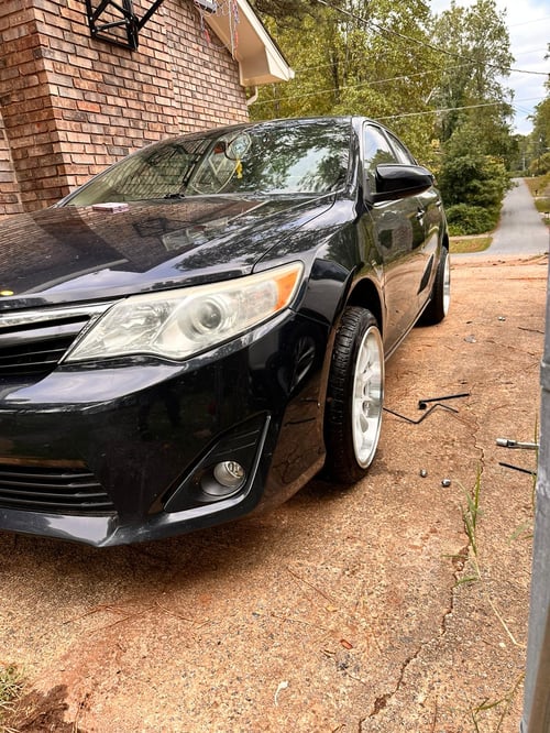 19 inch Aodhan DS02's in Silver Machined Face on a 2013 Toyota Camry