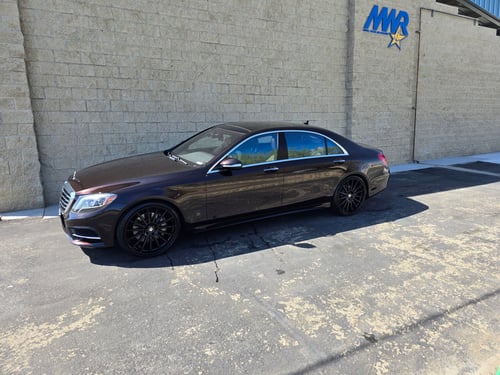 22 inch Touren TR92 in Gloss Black on a 2014 Mercedes-Benz S550