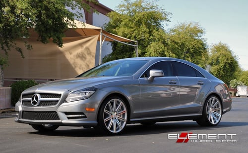 20 inch Staggered Vossen CV4 on 2014 Mercedes CLS w/ Specs
