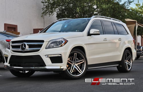 Lexani R05 Black/Machined w/ Chrome Lip on 2014 Mercedes GL550 w/ Specs
